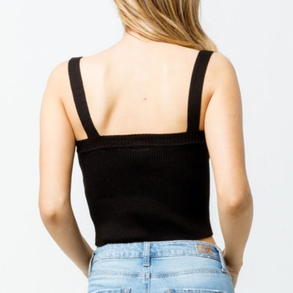Square neck tank top - Picture 2 of 2